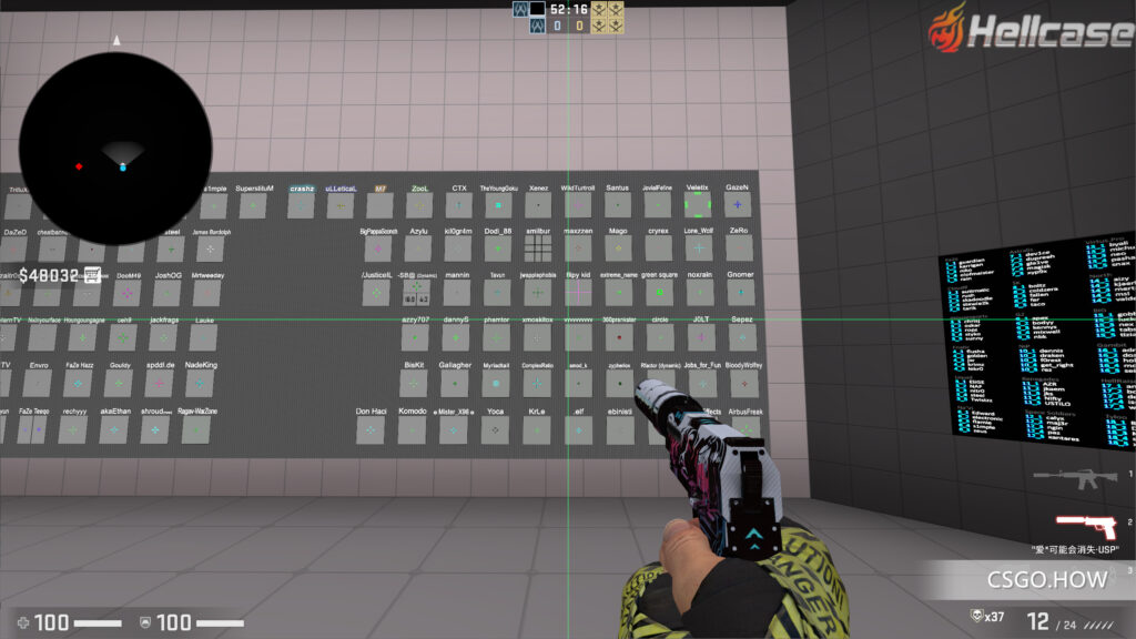 CSGO地图推荐：世界玩家用最多的准星校正图 CSGO准星校正