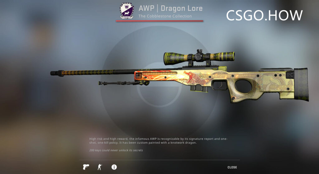 CSGO中那些绝版稀有皮肤 CSGO稀有皮肤