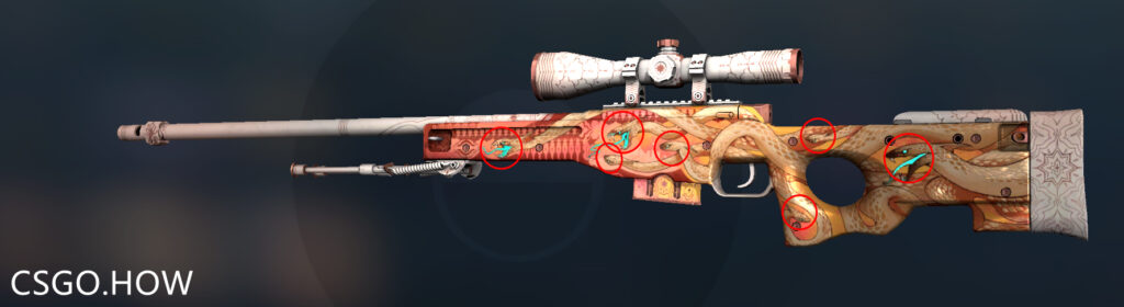 CSGO皮肤赏析:AWP | 九头金蛇