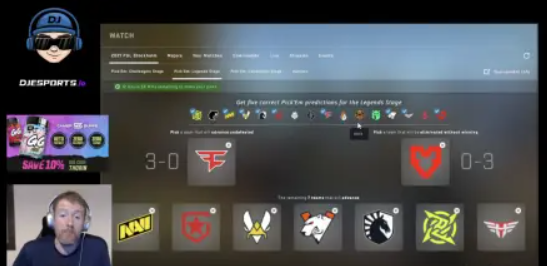 CSGO竞猜选择 :传奇赛段选择,记得抄作业!