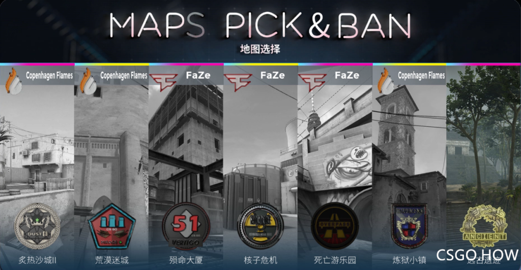 PGL Major FaZe vs CPH 银河战舰遭受挫败,
