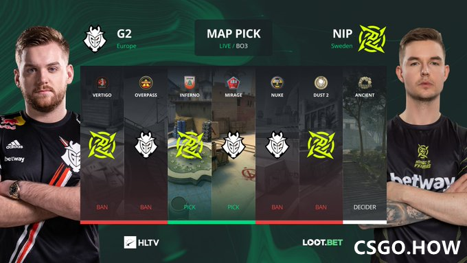 PGL Major冠军赛:G2 2-0强势干掉NIP,晋级4强