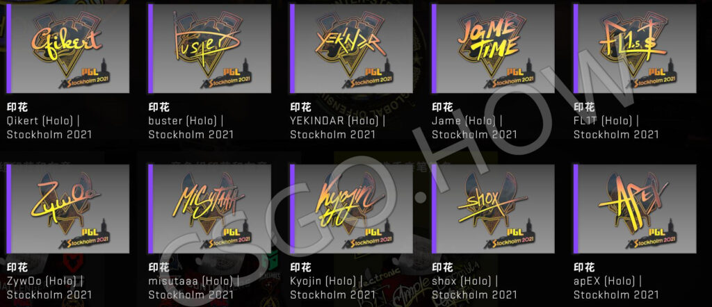 CSGO 2021年11月11日更新日志 「签名贴纸更改」