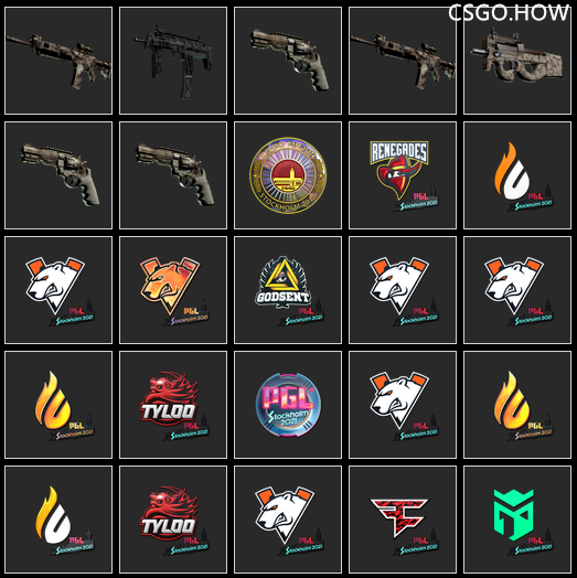 CSGO职业哥库存突击检查,都开Major签名贴纸了吗?