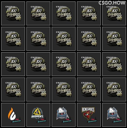 CSGO职业哥库存突击检查,都开Major签名贴纸了吗?