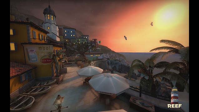 地图名称:reef(地图作者:cat food) CSGO地图推荐:在CSGO中赏析世界各个地方的风景