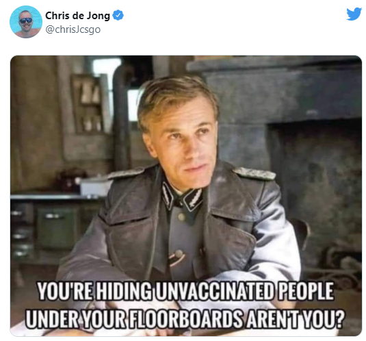 CSGO趣闻:反对打比赛必须接种疫苗,ChrisJ发言道歉
