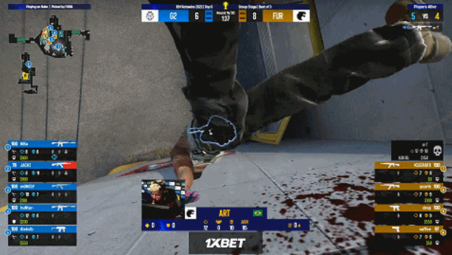 CSGO IEM卡托维兹:G2 2-1击败黑豹FURIA