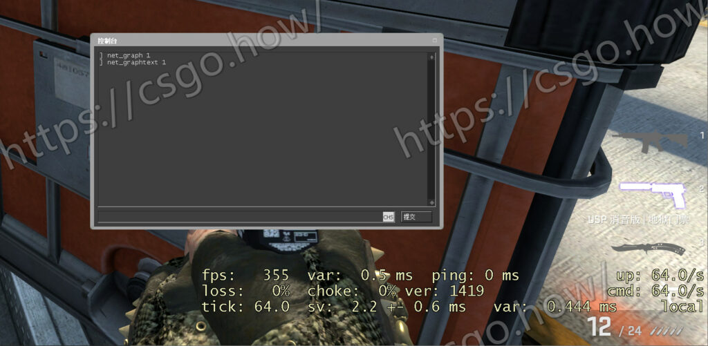 CSGO指令 net_graph 1 无法显示 FPS、tick等信息解决方法