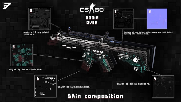 CSGO饰品赏析 游戏元素MAX-创意工坊热门皮肤一览