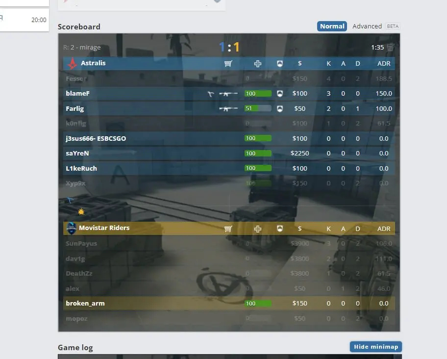 CSGO 比赛途中服务器闯入玩家,A队比赛被迫推迟
