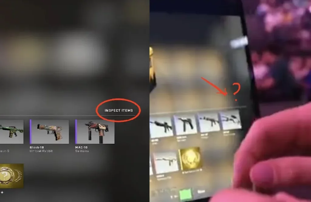 A visitor knocked a knife out of a case in BLAST.tv Paris Major 2023